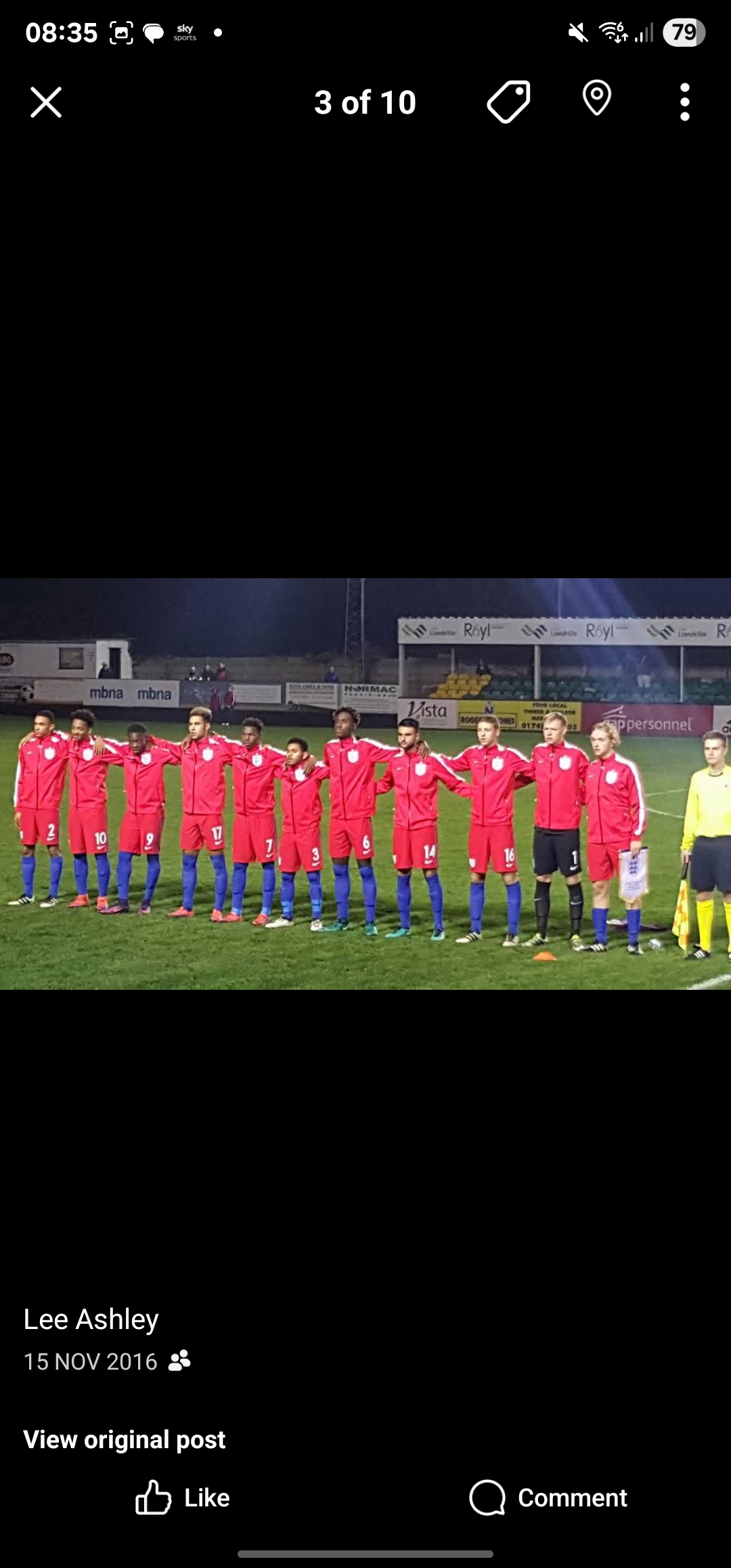 2016 England u19s v Greece u19s. How many England players can you name