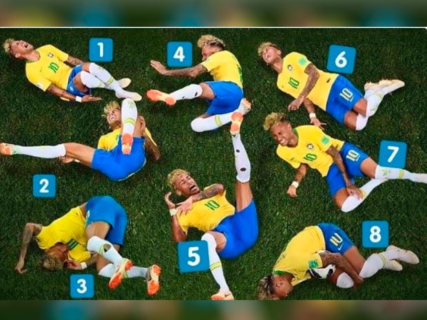 The 8 Expressions of Neymar