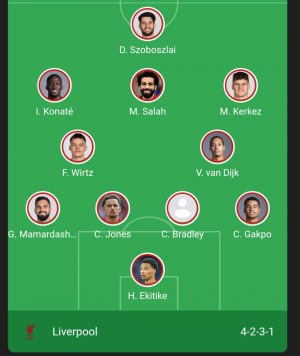 Our formation after Slot throws in the Kitchen Sink