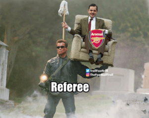 Referee carrying Arsenal?